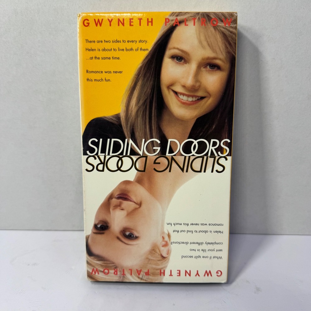 Sliding Doors VHS 1998 Gwyneth Paltrow Romantic Comedy Paramount‎ Pictures VTG